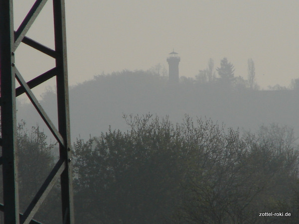 Der östliche Elbhang im Nebel                               